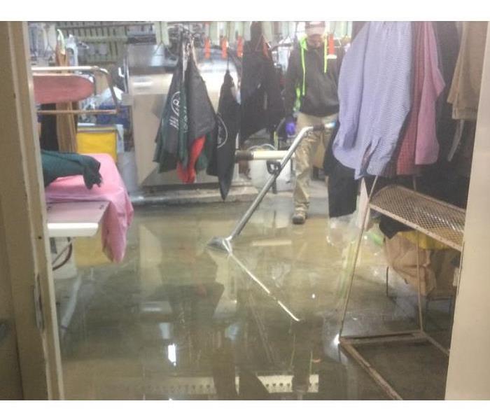 Dry Cleaning Store Experiences Water Damage